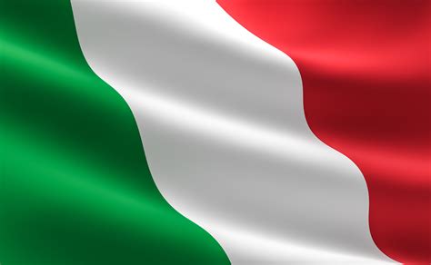 bandiera italiana vettoriale